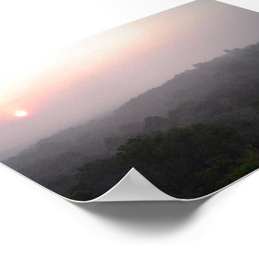 Sunrise over Tikal Poster (Hoek)