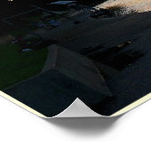 "Sunrise Over Water" Barton Springs Austin Poster (Hoek)