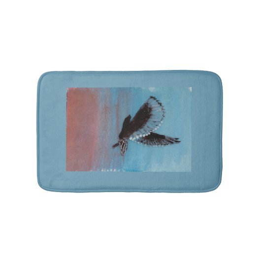 Sunrise Owl Art Badmat (Voorkant)
