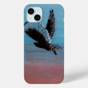 Sunrise Owl Art iPhone 15 Mini Hoesje