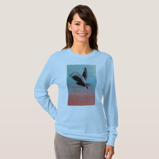 Sunrise Owl Art T-shirt (Voorkant volledig)