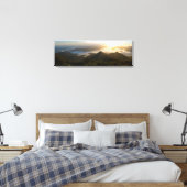 Sunrise Panorama van Mountain Summit Australië Canvas Afdruk (Insitu (Slaapkamer))