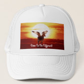 Sunrise Pegasus Trucker Hoed Pet (Voorkant)