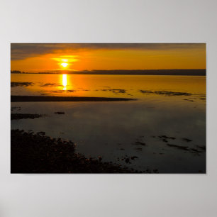 Sunrise, Penobscot Bay, Maine Poster