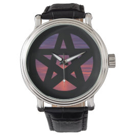 Sunrise Pentacle Horloge