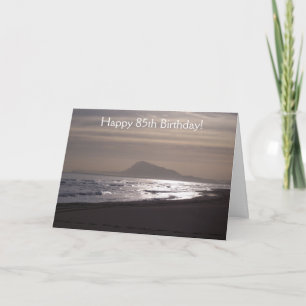 Sunrise Personalized 85th Birthday Kaart