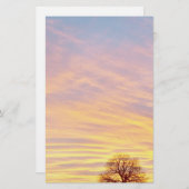 Sunrise Personalized Stationery Briefpapier (Voorkant / Achterkant)