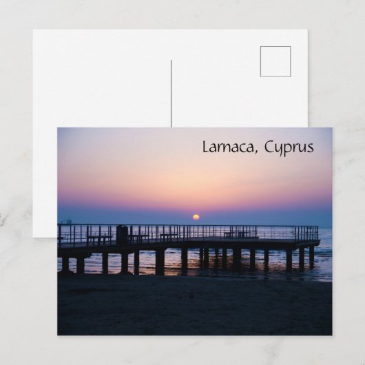 Sunrise Pier Briefkaart (Voorkant / Achterkant)