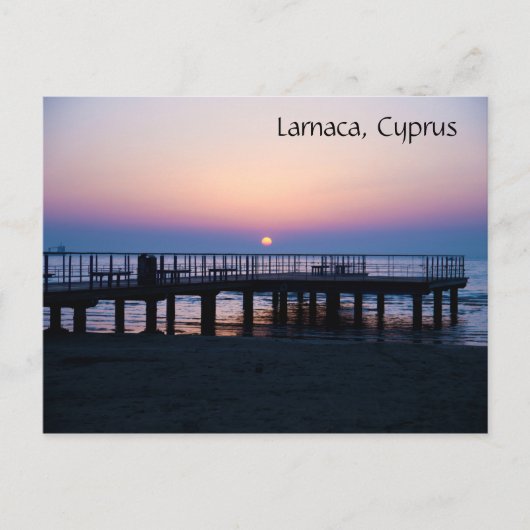 Sunrise Pier Briefkaart (Voorkant)