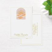 Sunrise Pink Gold die juwelen verdient Visitekaartje (Bureau)