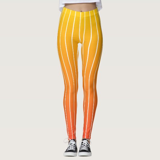 Sunrise Pinstripe leggings (Voorkant)