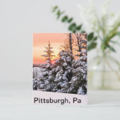 Sunrise, Pittsburgh, Pa Briefkaart (Staand voorkant)