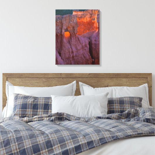 Sunrise Point | Nationaal park Bryce Canyon Canvas Afdruk (Insitu (Slaapkamer))