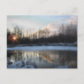 Sunrise Pond in Upstate New York Briefkaart (Voorkant)