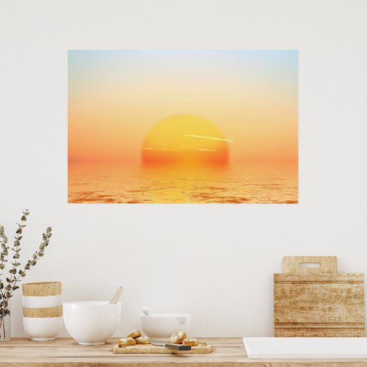 Sunrise Poster (Keuken)