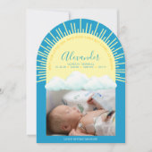 Sunrise Preemie Geboorteaankondiging Kaart (Voorkant)