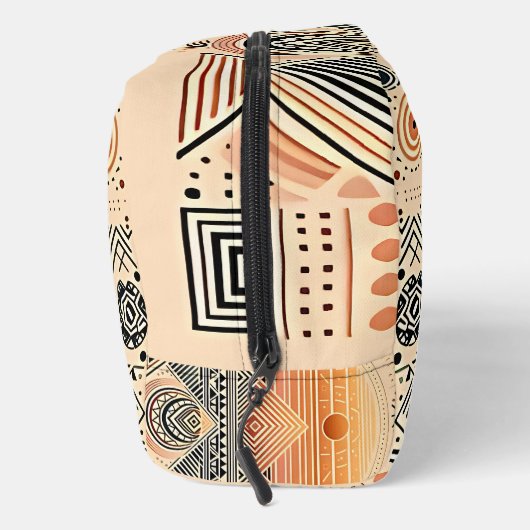 Sunrise Pyramid Tribal Geometric Toilettasje (Rechts)