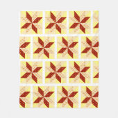 Sunrise Quilt Style Throw Fleece Deken (Voorkant)