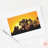 Sunrise Rechthoekige Sticker (Envelop)