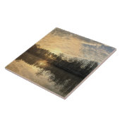 Sunrise Reflecties Tegeltje (Zijkant)