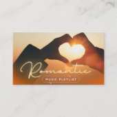 Sunrise Relaxing Music Tee Visitekaartje (Voorkant)