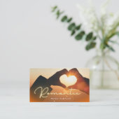 Sunrise Relaxing Music Tee Visitekaartje (Staand voorkant)