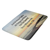 SUNRISE ROMANS 8:28 SCRIPTURE VERSE BADMAT (Gekanteld)