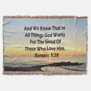 SUNRISE ROMANS 8:28 SCRIPTURE VERSE DEKEN