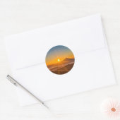 Sunrise Ronde Sticker (Envelop)
