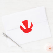 Sunrise Ronde Sticker (Envelop)