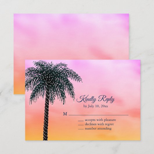 Sunrise RSVP (Voorkant / Achterkant)