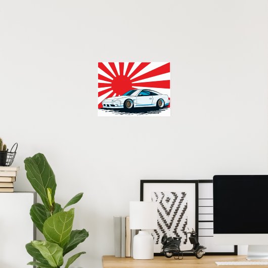 Sunrise S13 Vector Poster (Thuiskantoor)