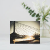 Sunrise Saint Boniface Bridge 01 Briefkaart (Staand voorkant)