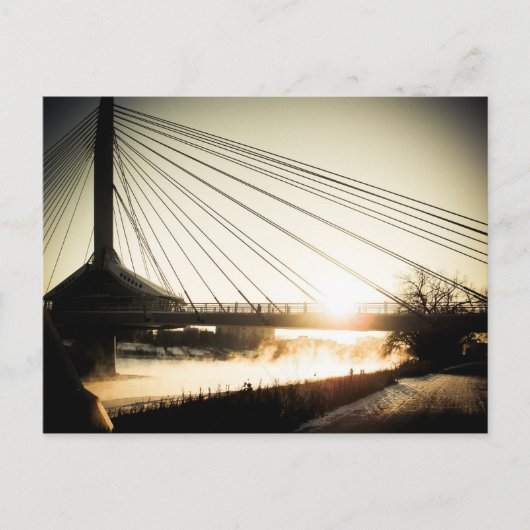 Sunrise Saint Boniface Bridge 01 Briefkaart (Voorkant)