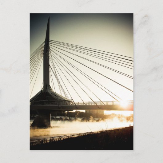 Sunrise Saint Boniface Bridge 02 Briefkaart (Voorkant)