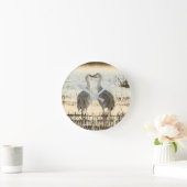 Sunrise Sandhill Crane pair Ronde Klok (Huis)