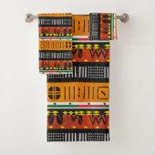 Sunrise Serenity: Omarm de levendigheid van AfroTr Bad Handdoek (Insitu)