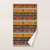 Sunrise Serenity: Omarm de levendigheid van AfroTr Bad Handdoek (Handdoek)