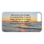 SUNRISE SERENITY PRAYER IPHONE CASE (Achterkant (Horizontaal))