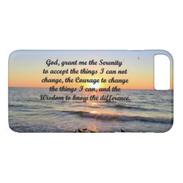 SUNRISE SERENITY PRAYER IPHONE CASE