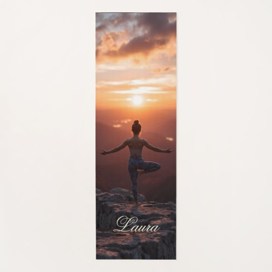 Sunrise Serenity Yoga Mat (Voorkant)