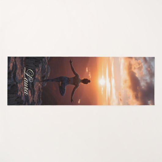 Sunrise Serenity Yoga Mat (Voorkant (horizontaal))