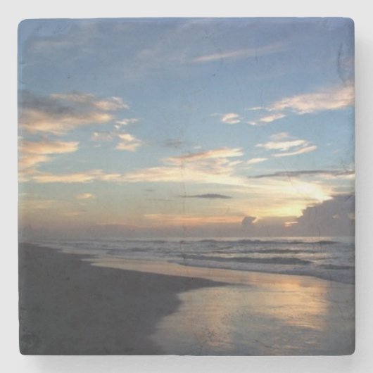 Sunrise, Shell Island Stenen Onderzetter (Voorkant)