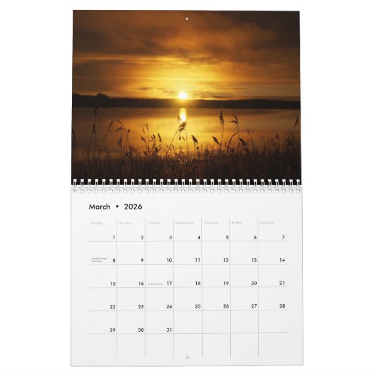 Sunrise Side 2018 Kalender (Mar 2026)
