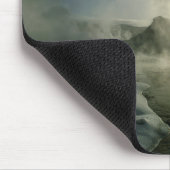 Sunrise Silhouette van Elk bij Castle Geyser Muismat (Hoek)