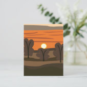 Sunrise Sky Scenic Travel Briefkaart (Staand voorkant)
