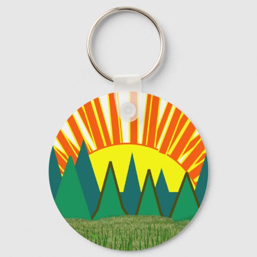 Sunrise Sleutelhanger met Blue Sky - C... - Gepers (Voorkant)
