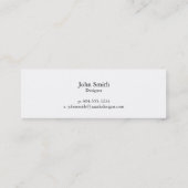 Sunrise Slim-Visitekaartjes Mini Visitekaartje (Achterkant)