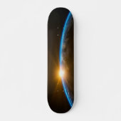 sunrise space galaxy skateboard deck (Voorkant)