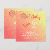 Sunrise Sparkle-Baby shower-Genderneutraal- Kaart (Voorkant / Achterkant)